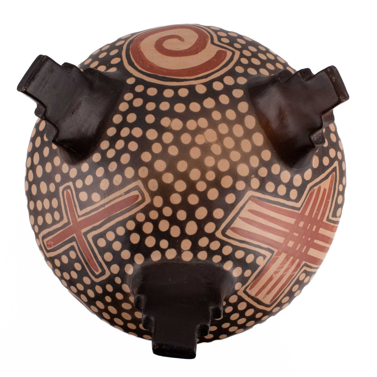 Zinapécuaro Aire Hand-Painted Ceramic Vase
