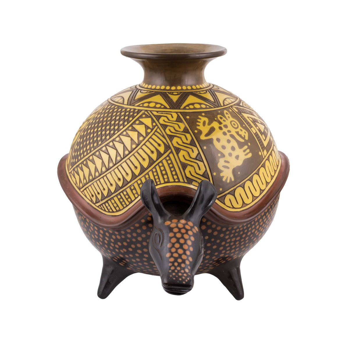 Zinapécuaro Armadillo Sculptural Vase