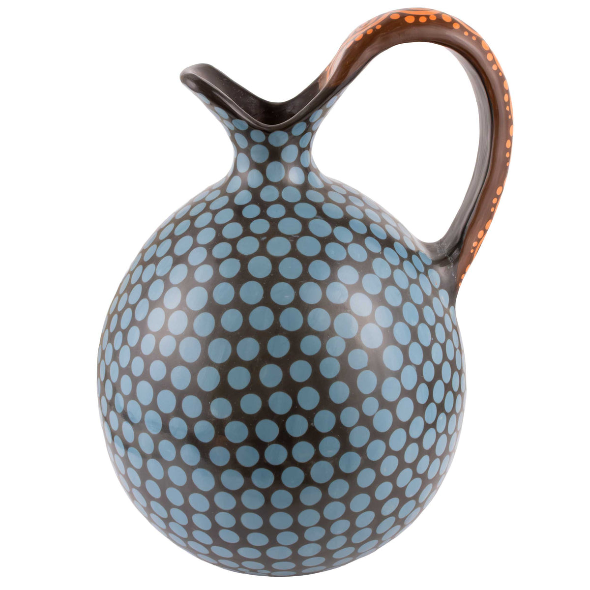 Zinapécuaro Dotted Negative Imprint Ceramic Jarra