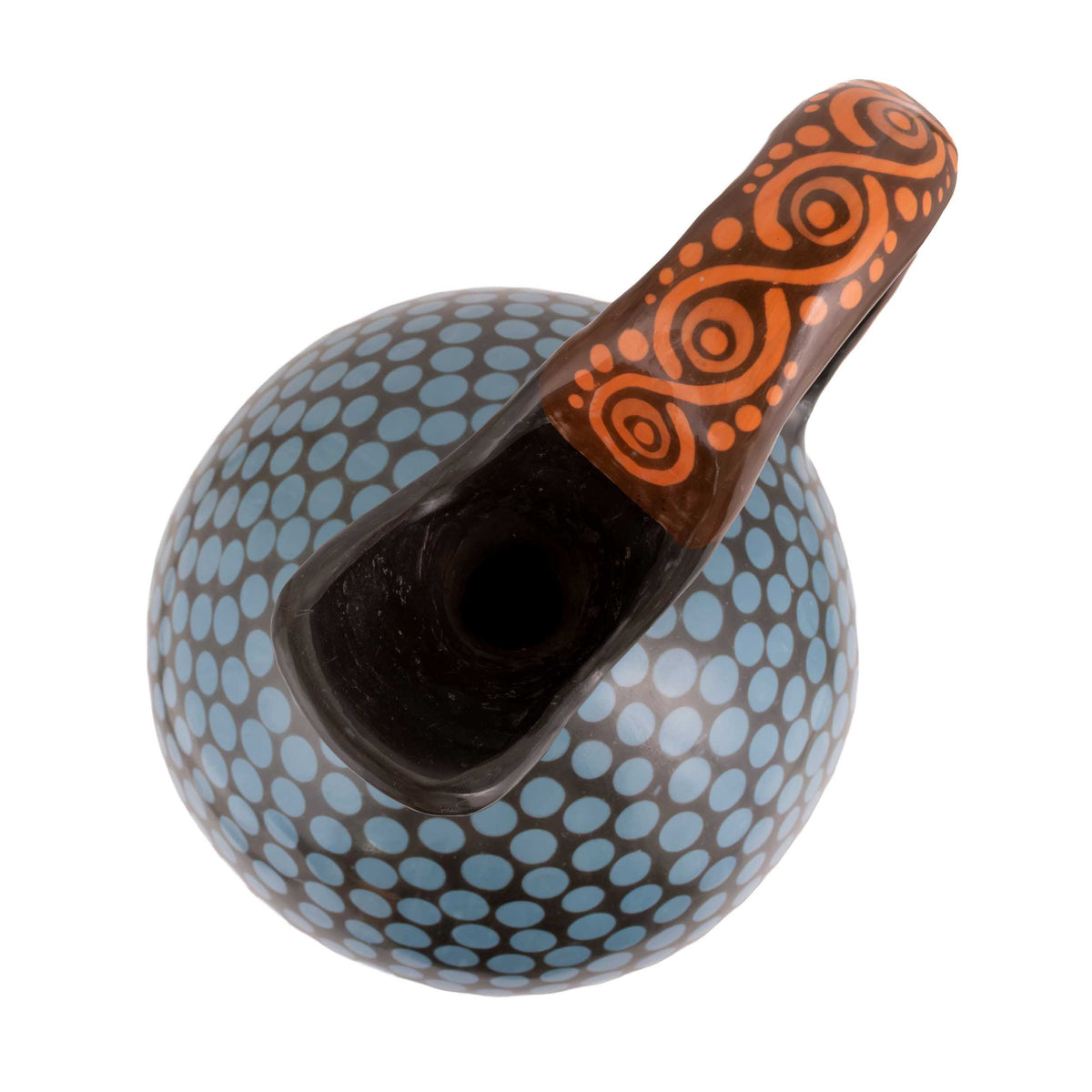 Zinapécuaro Dotted Negative Imprint Ceramic Jarra