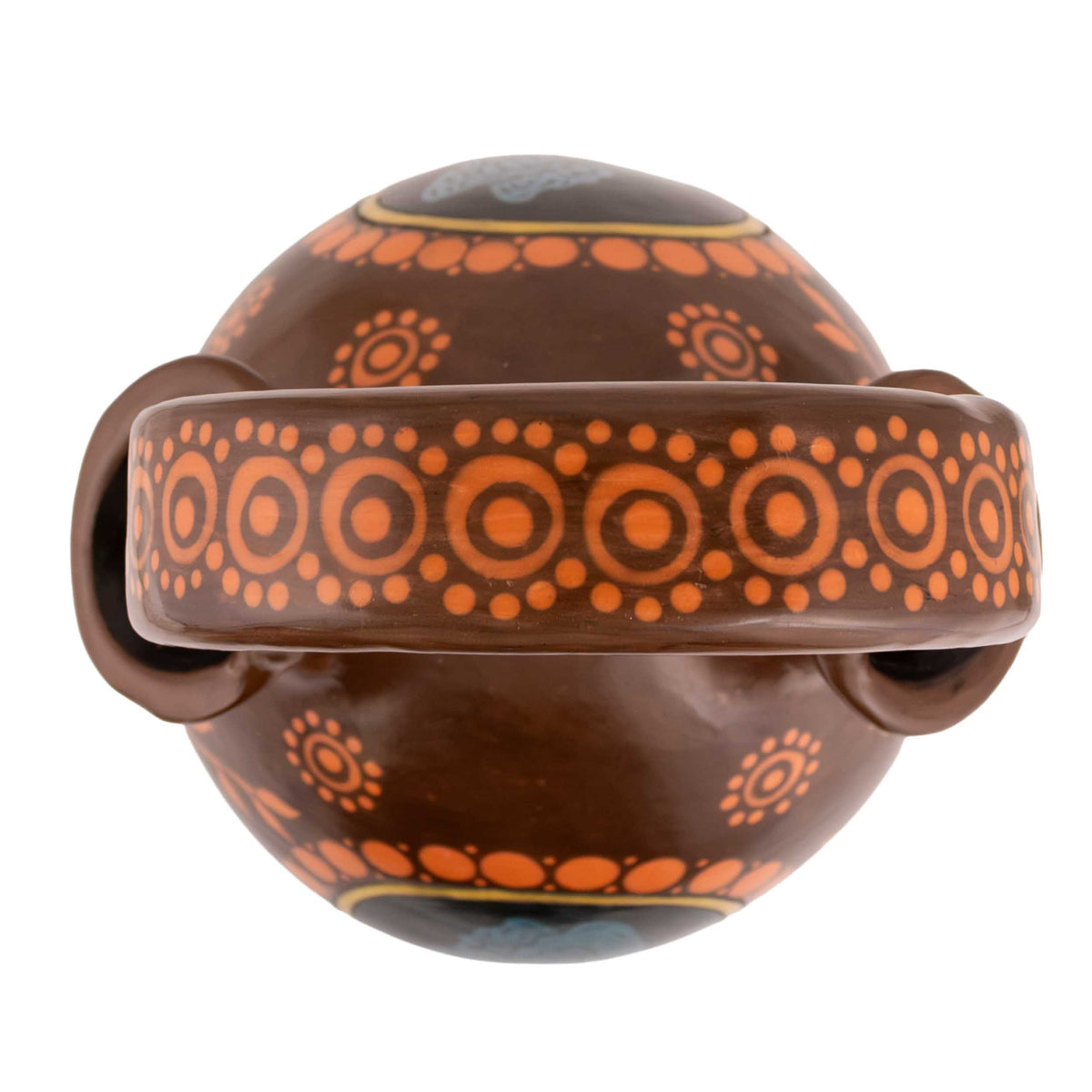 Zinapécuaro Ollitas de Matrimonio Floral Butterfly Ceramic Vases