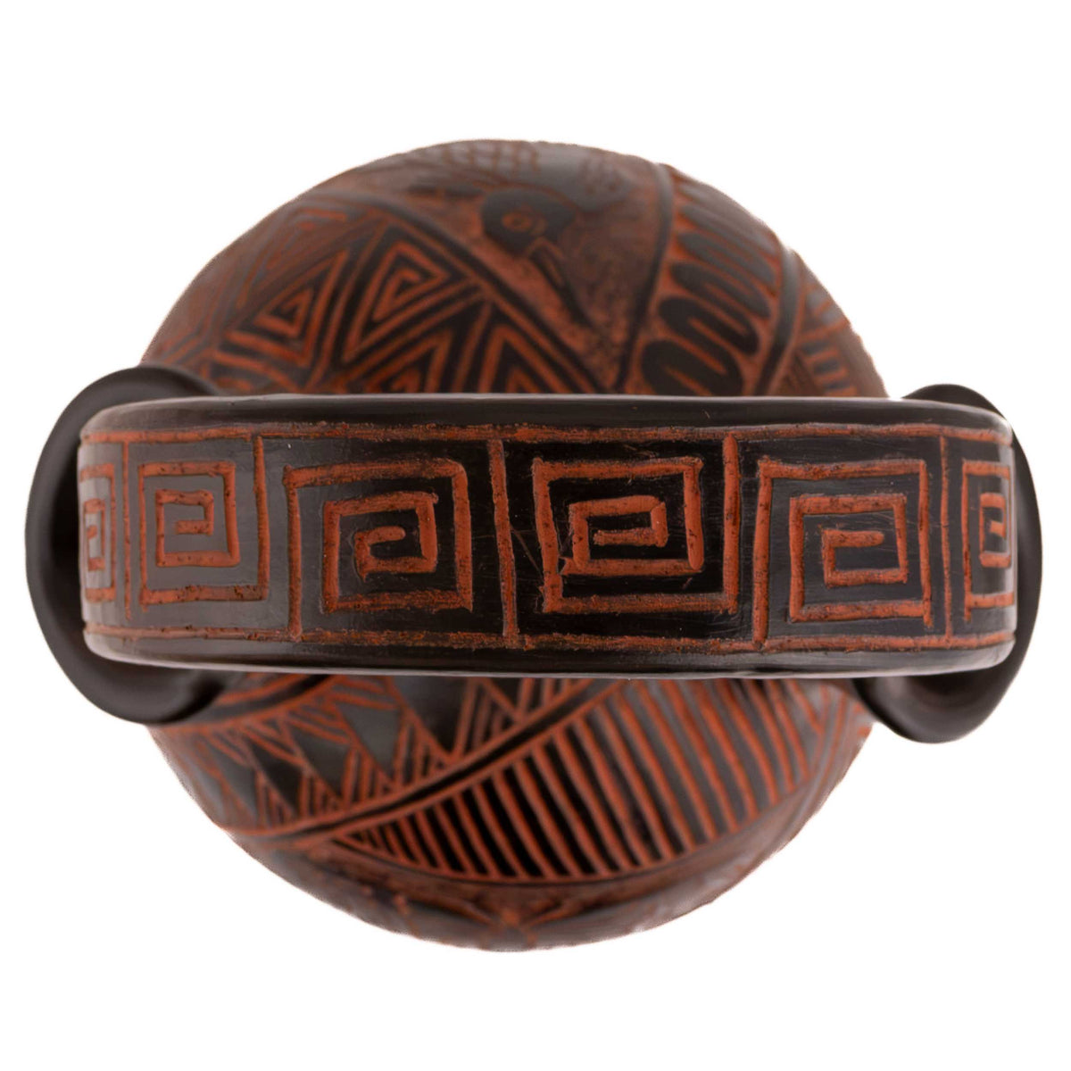 Zinapécuaro Hand-Carved Ollita de Matrimonio Ceramic Vases