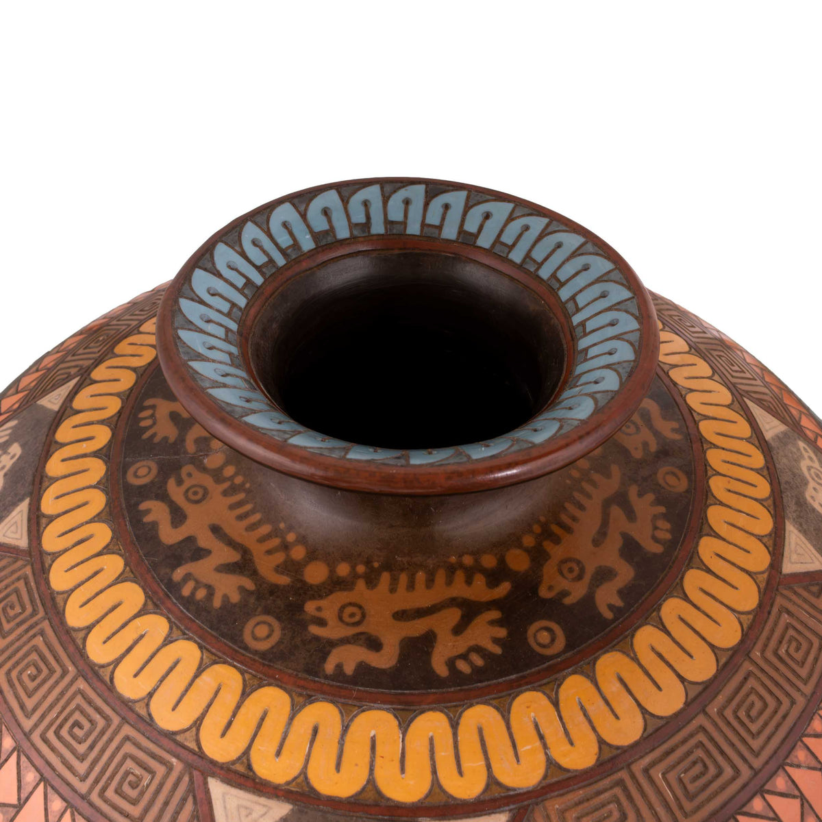 Zinapécuaro Voices in Rhythm Luneta Ceramic Vase