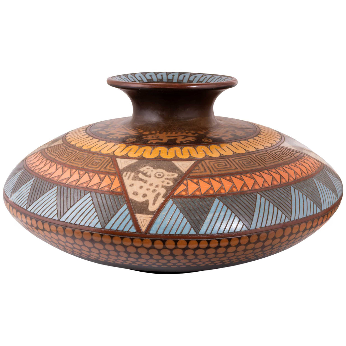 Zinapécuaro Voices in Rhythm Luneta Ceramic Vase