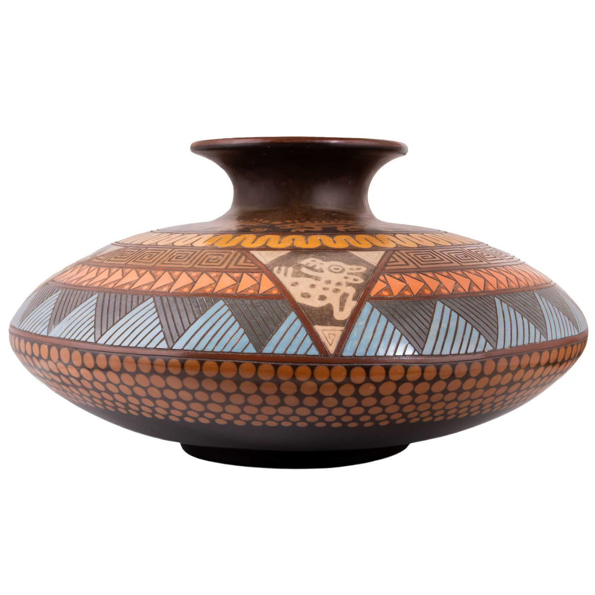 Zinapécuaro Voices in Rhythm Luneta Ceramic Vase