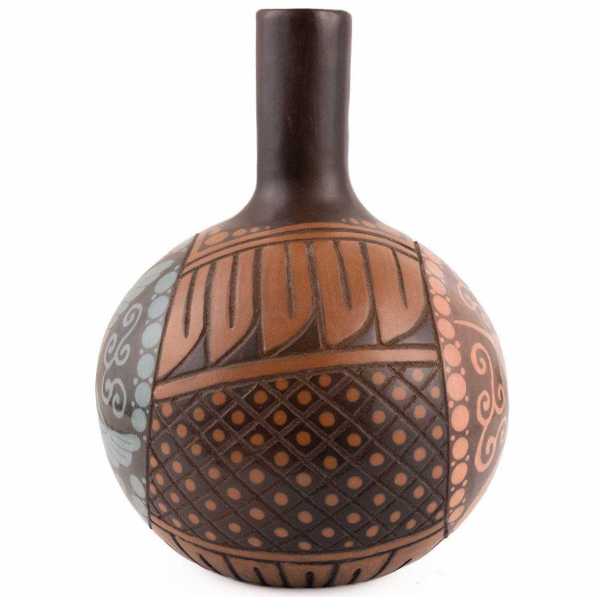 Zinapécuaro Hummingbirds Sphere Ceramic Vessel