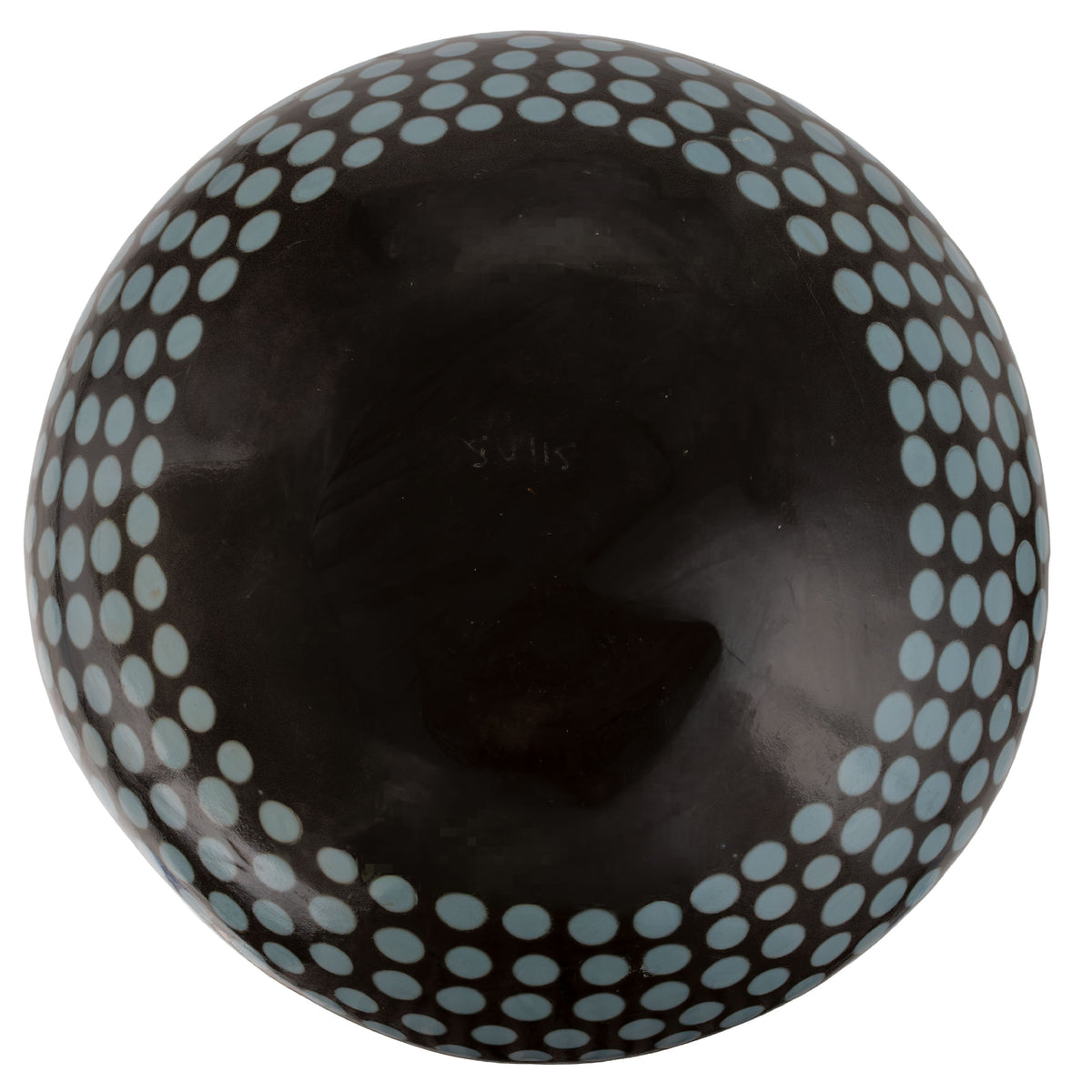 Zinapécuaro Spiral Dotted Negative Imprint Ceramic Vase