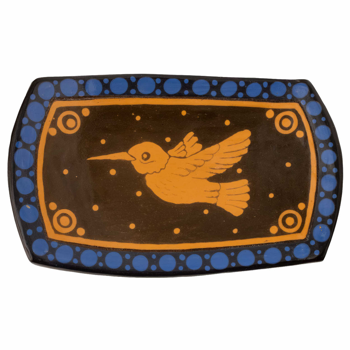 Zinapécuaro Rectangular Ceramic Trinket Dish