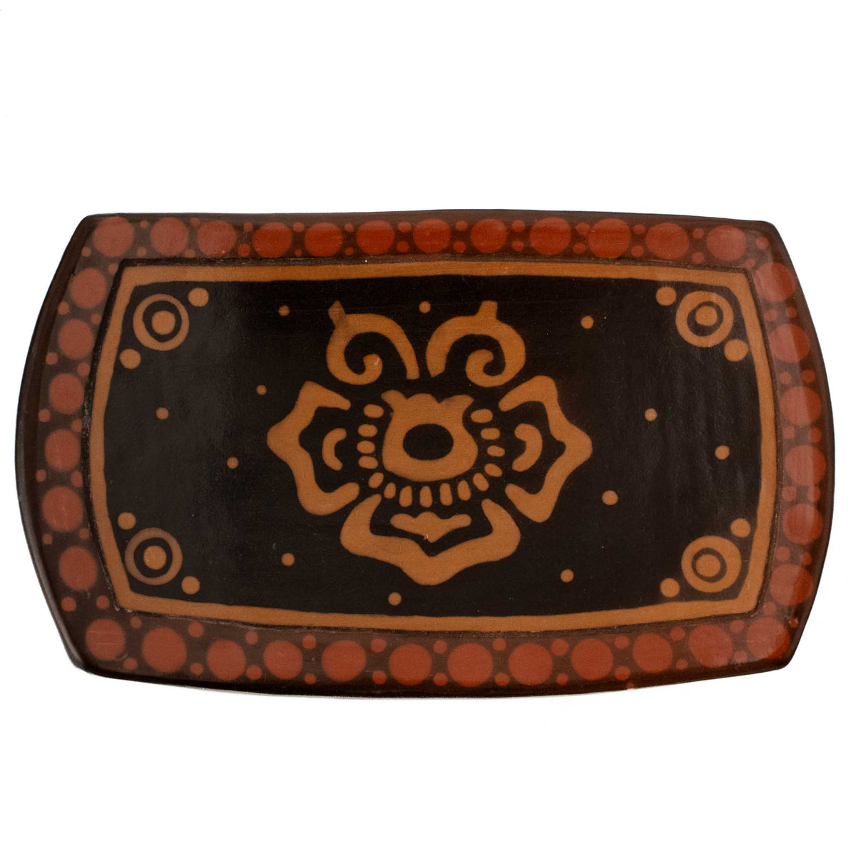Zinapécuaro Rectangular Ceramic Trinket Dish