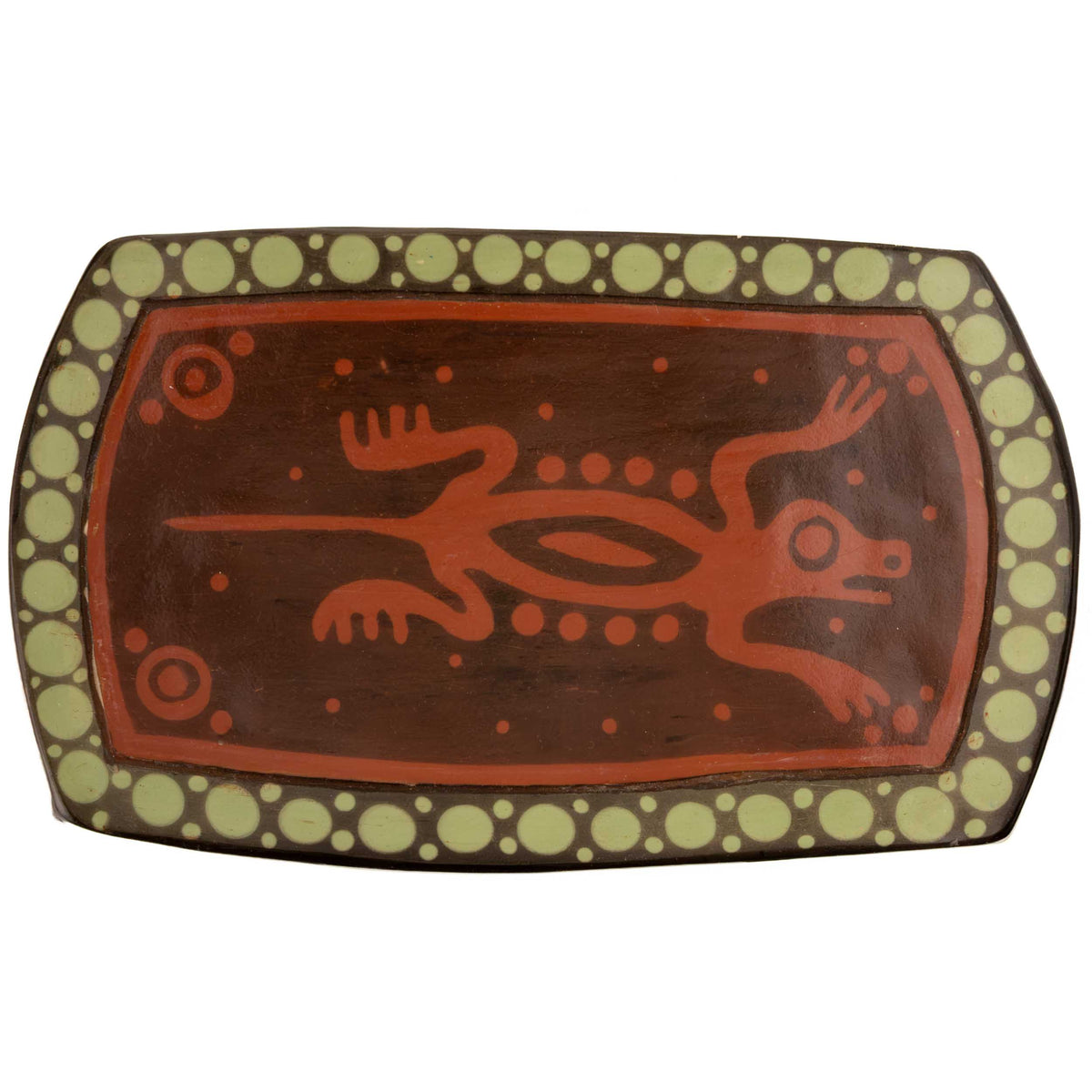 Zinapécuaro Rectangular Ceramic Trinket Dish