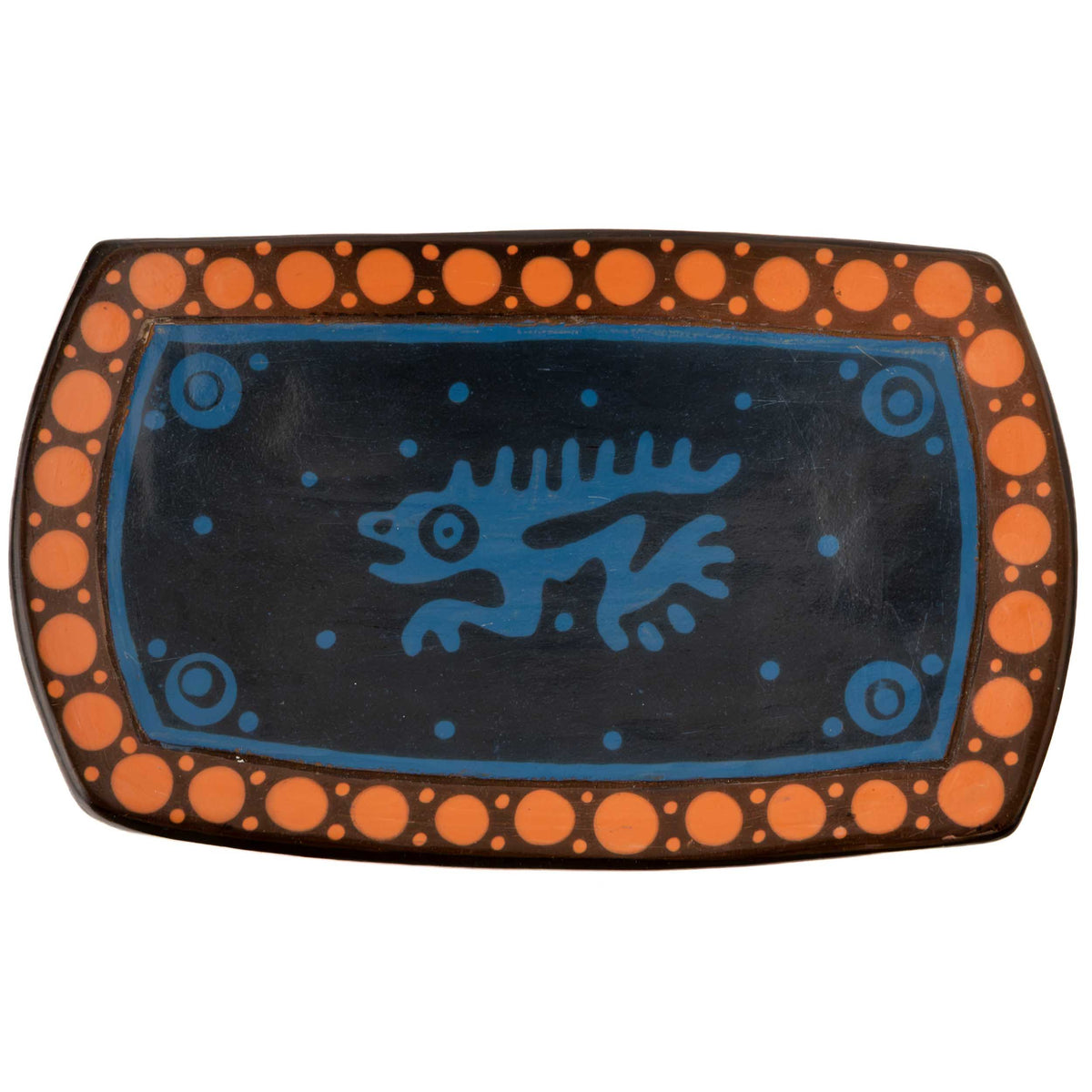 Zinapécuaro Rectangular Ceramic Trinket Dish