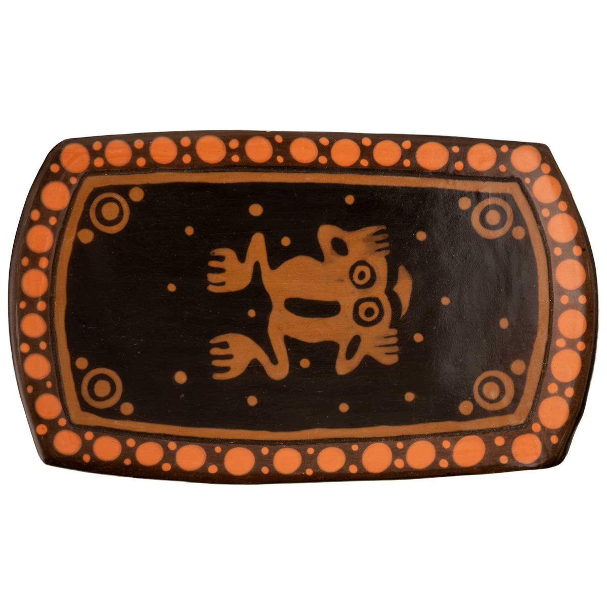 Zinapécuaro Rectangular Ceramic Trinket Dish