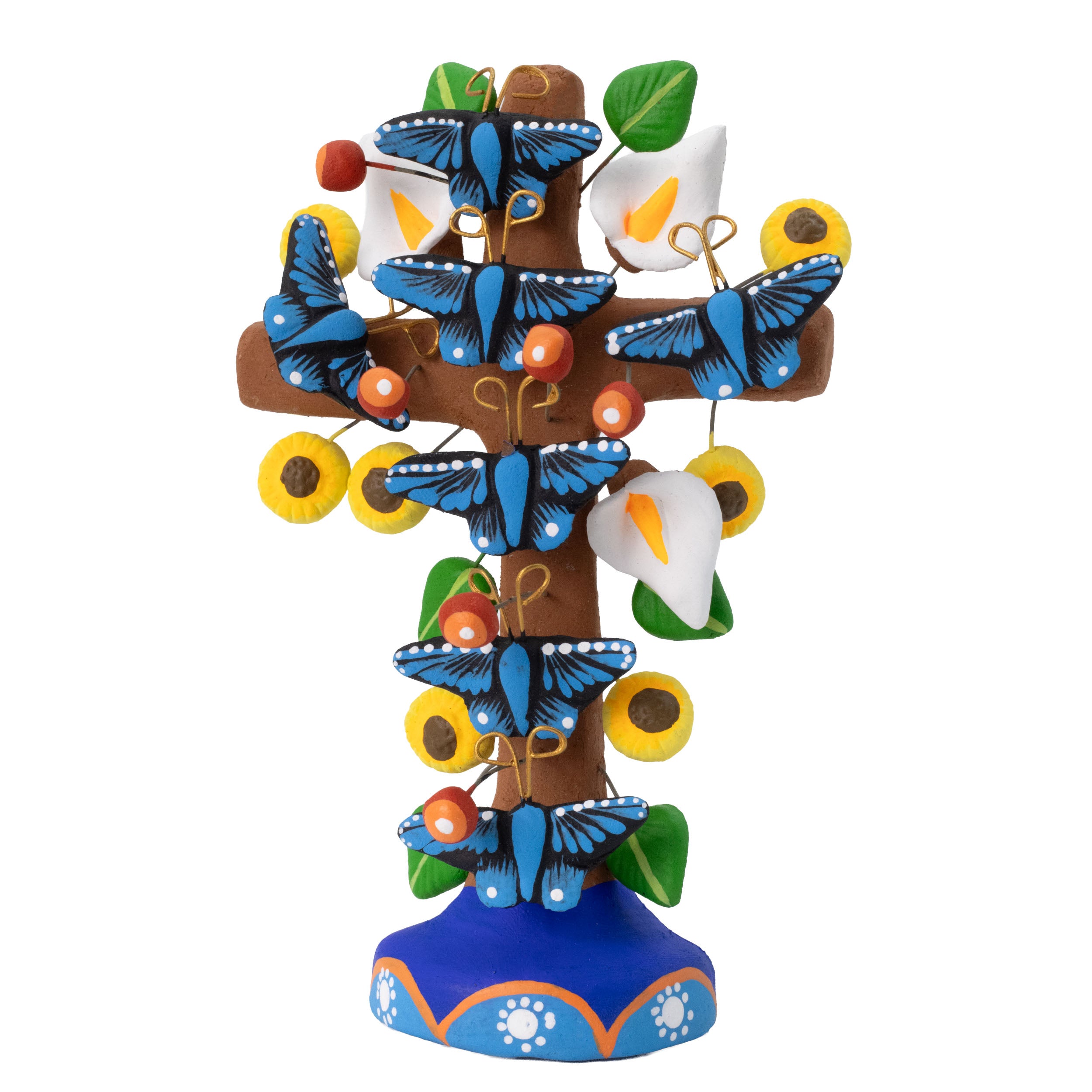 Tree of Life Clay Wall Cross | Lolo Mexican Mercadito