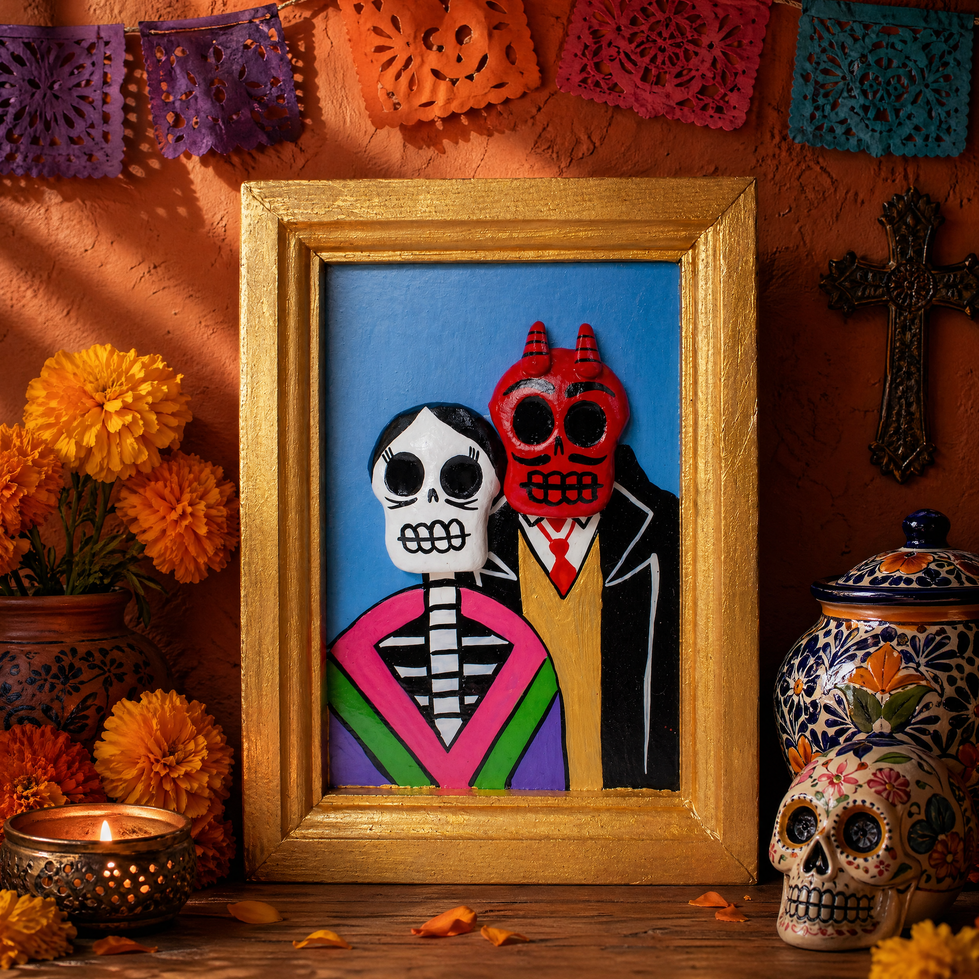Hasta la Muerte Photo Frame