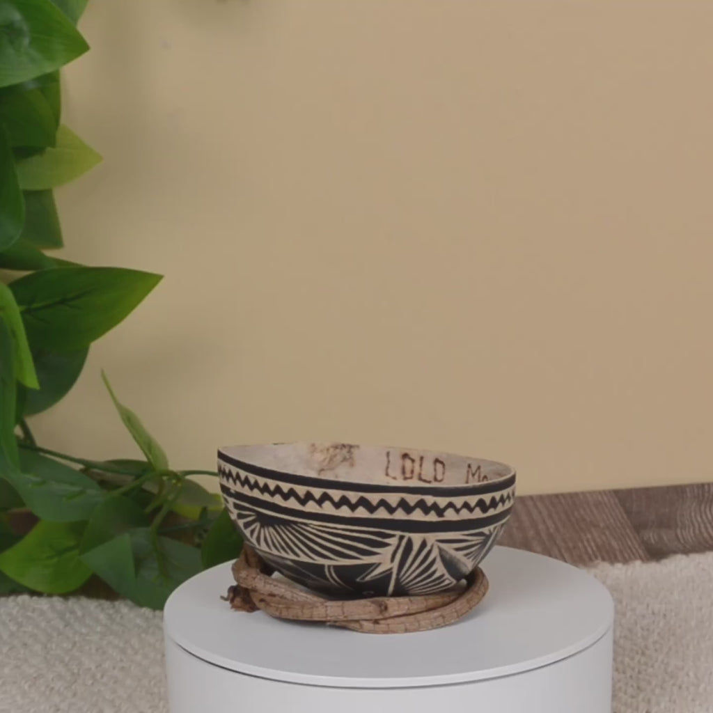 Hand-Carved Mezcal Gourd, or Jícara | Lolo Mexican Mercadito