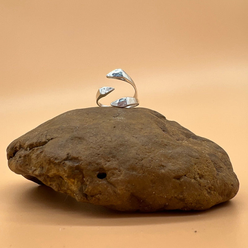 Sterling Silver Fierce Arrows Open-Ended Ring