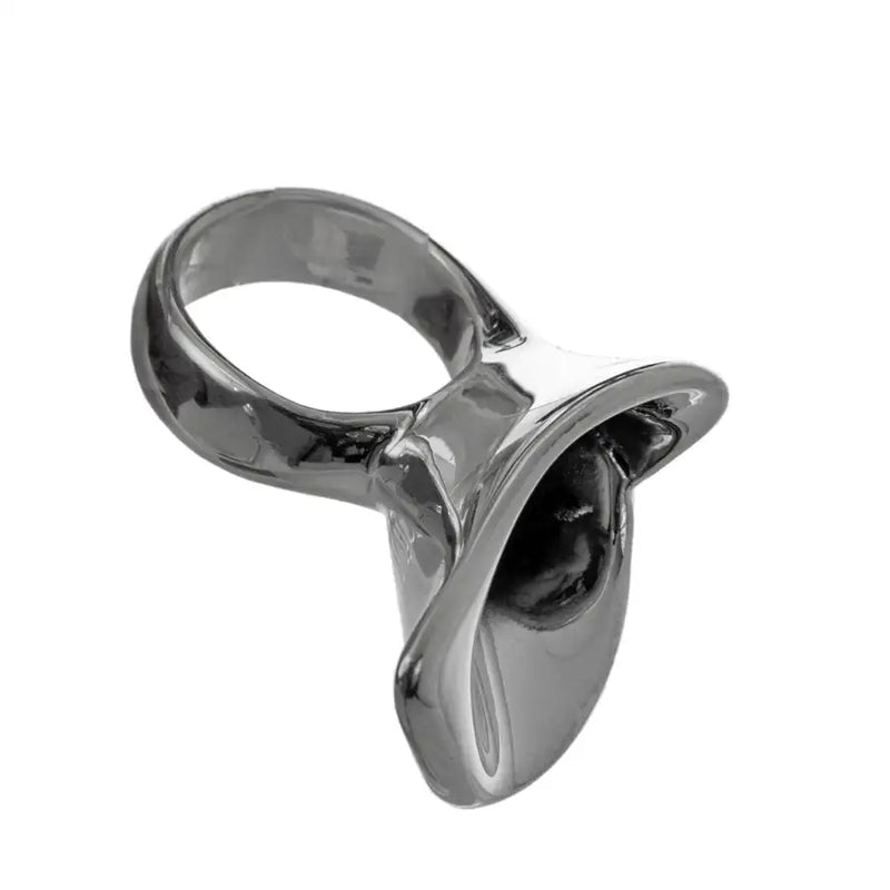 Sterling Silver Calla Lily Ring- Large - 2