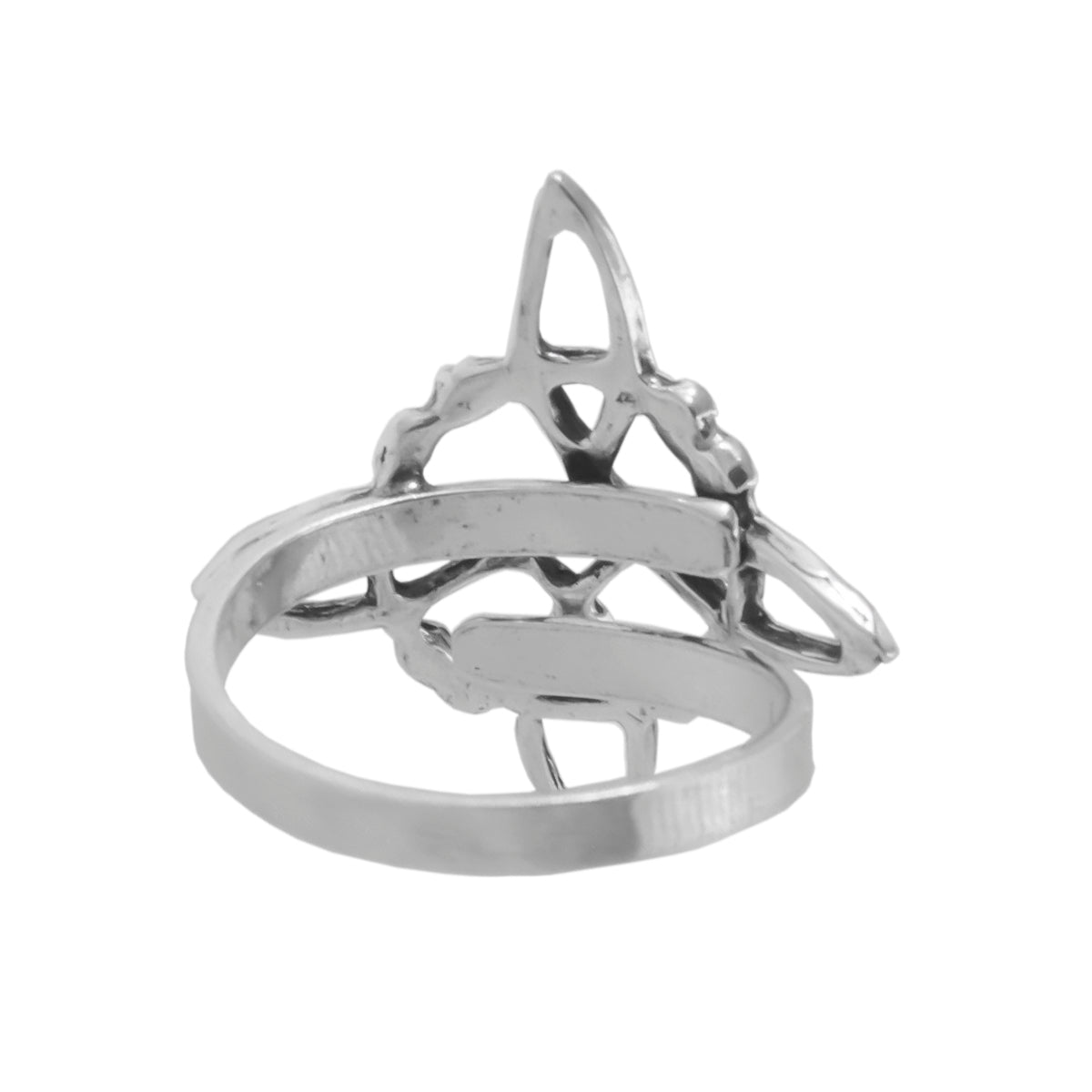 Sterling Silver Witch’s Knot Adjustable Ring