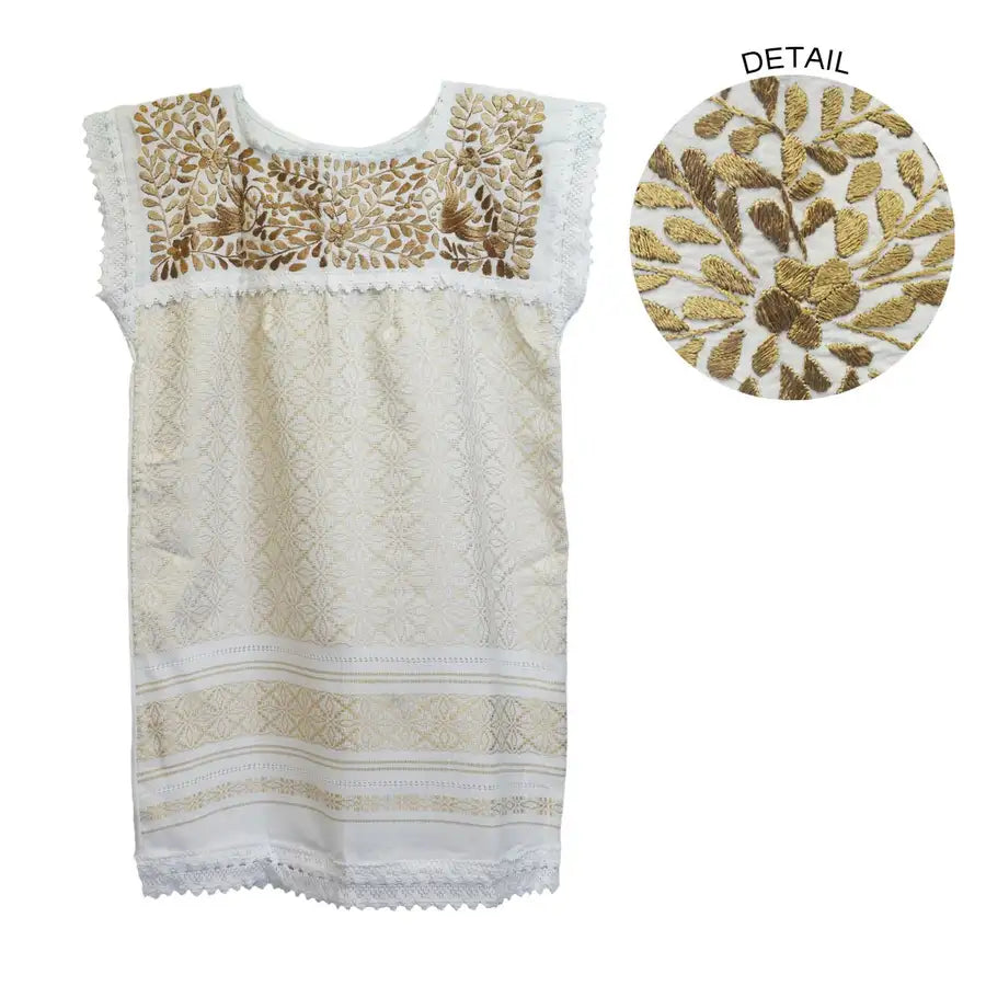 Mitla Hand Embroidered Telar Dress - 22