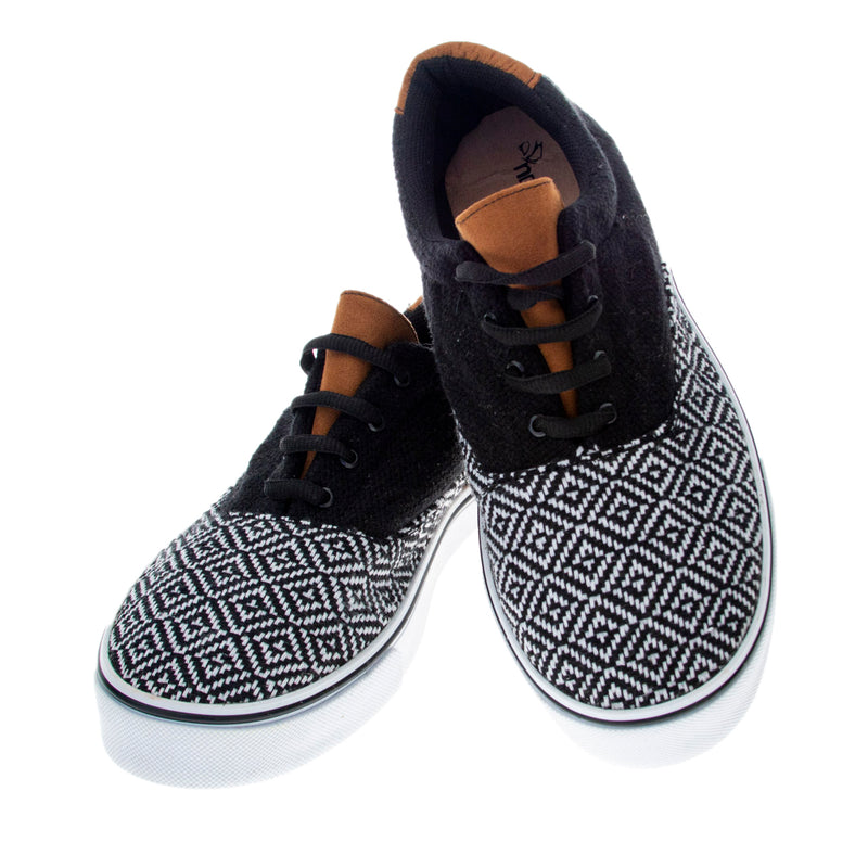Geometric Pedal Loom Slip-On Sneakers