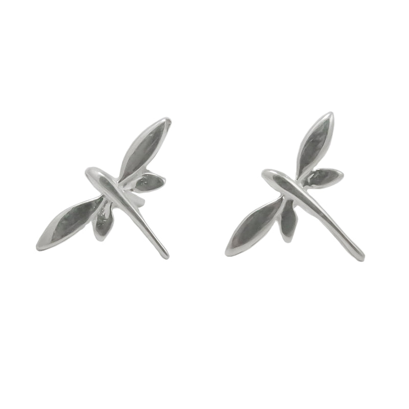 Sterling Silver Whimsical Firefly Stud Earrings