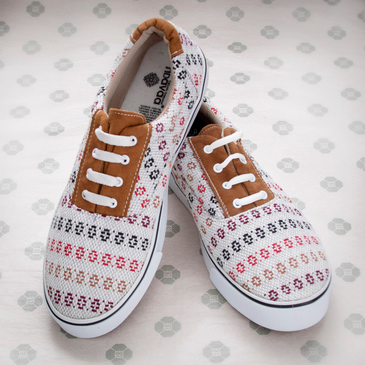 Dotted Pedal Loom Slip-On Sneakers