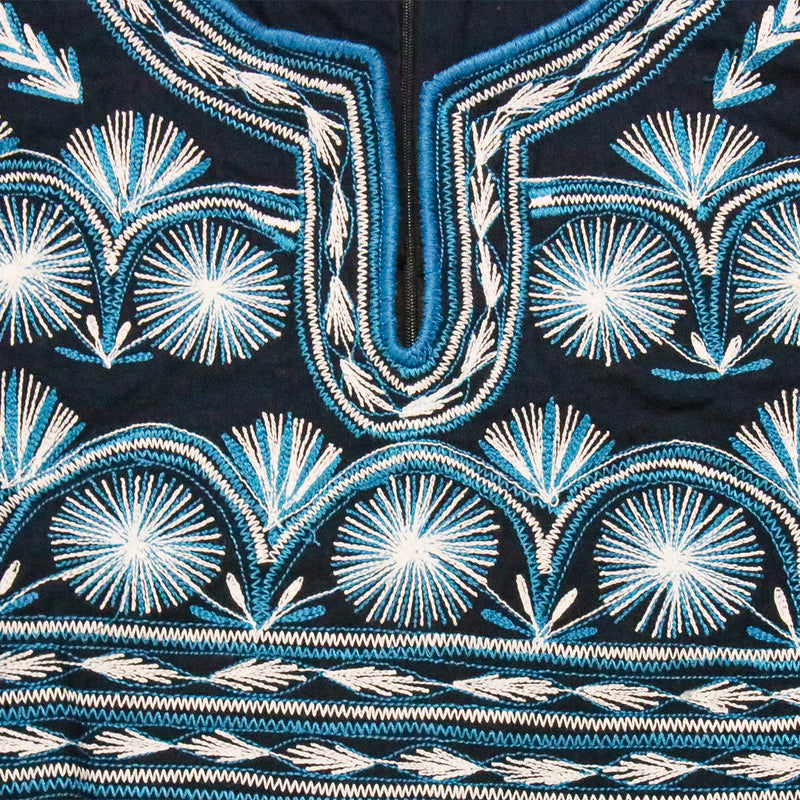 Tuuj Embroidered Shift Short Dress