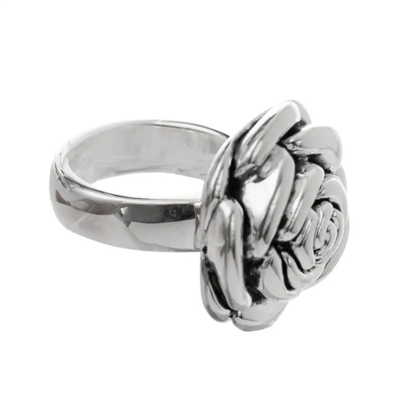 Sterling Silver La Rosa Ring- Medium - 2
