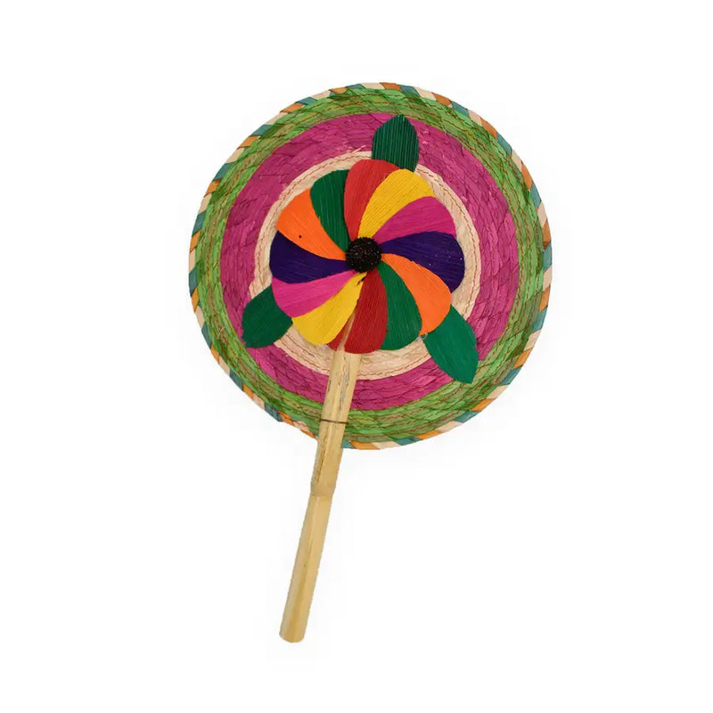 Handwoven Palm Hand Fan - 1
