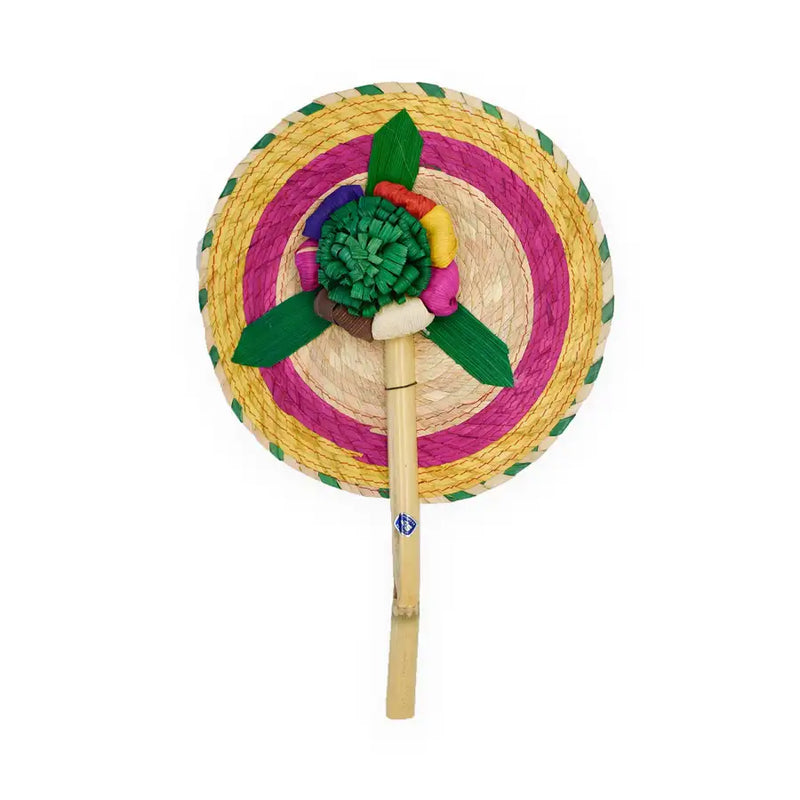 Handwoven Palm Hand Fan - 3