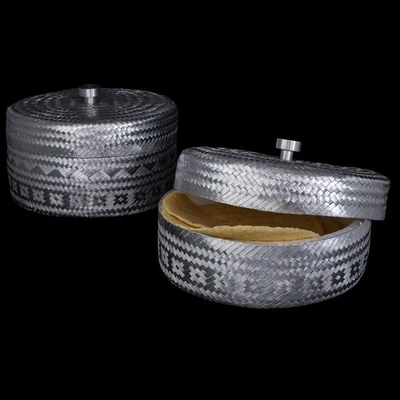 Woven Aluminum Tortillero/Thermal Insulator Basket
