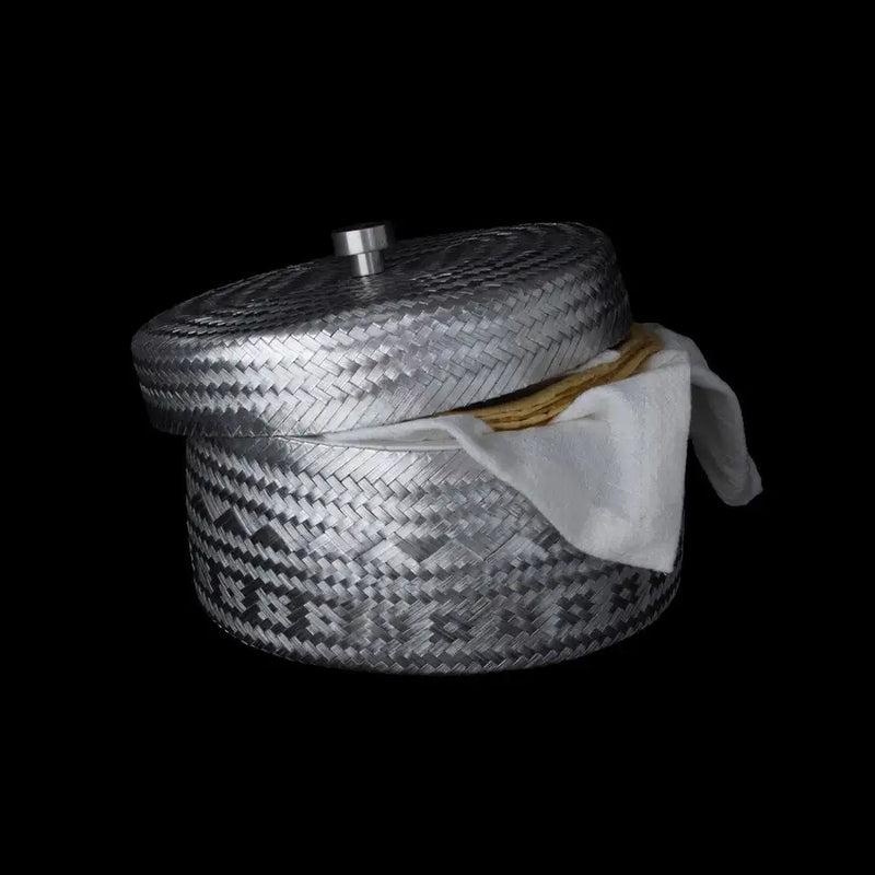 Woven Aluminum Tortillero/Thermal Insulator Basket - 6