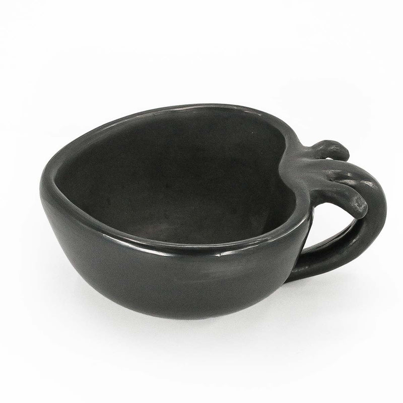 Barro Negro, Black Clay, Heart Mug - 2