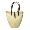 Puerto Escondido Woven Palm Large Beach Bag Tote