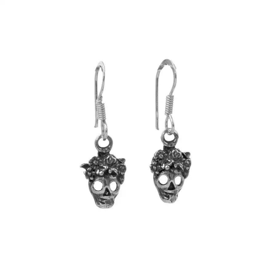 Sterling Silver Calavera Earrings Sterling Silver Calavera Earrings