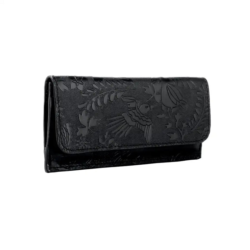 Lolo Mexican Mercadito Otomí Embossed Leather Wallet