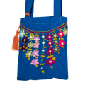 Chiapas Embroidered Cotton Mini Tote
