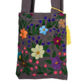 Chiapas Embroidered Cotton Mini Tote
