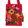 Chiapas Embroidered Cotton Mini Tote