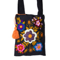 Chiapas Embroidered Cotton Mini Tote