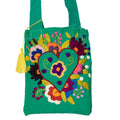 Chiapas Embroidered Cotton Mini Tote
