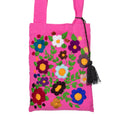 Chiapas Embroidered Cotton Mini Tote