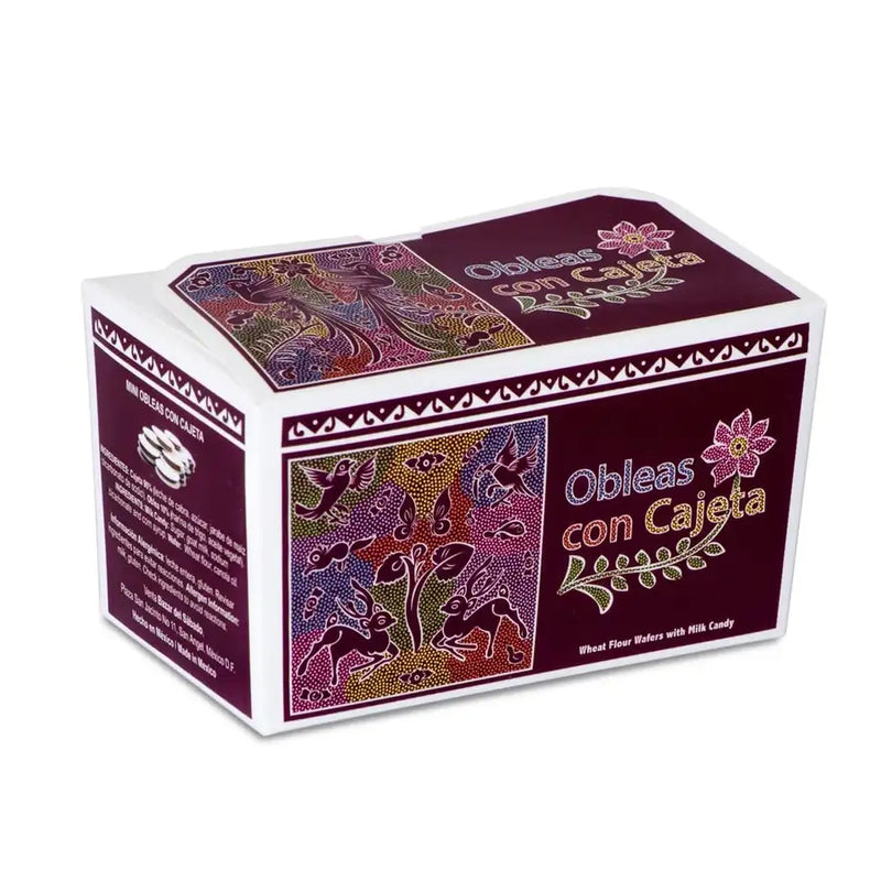 Mini Obleas con Cajeta, Mexican Candy in Artisanal Box - 1