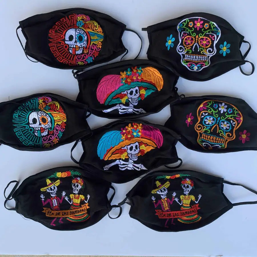 Calaveras Chiapas Reusable Non-Medical Face Masks - 8