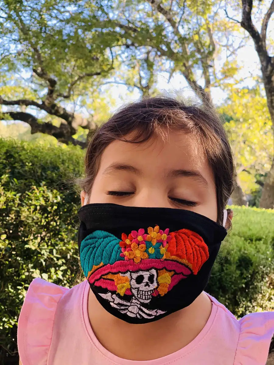 Calaveras Kids Chiapas Reusable Non-Medical Face Masks - 5