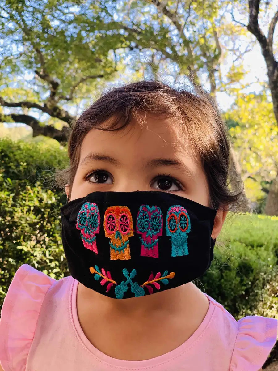 Calaveras Kids Chiapas Reusable Non-Medical Face Masks - 6