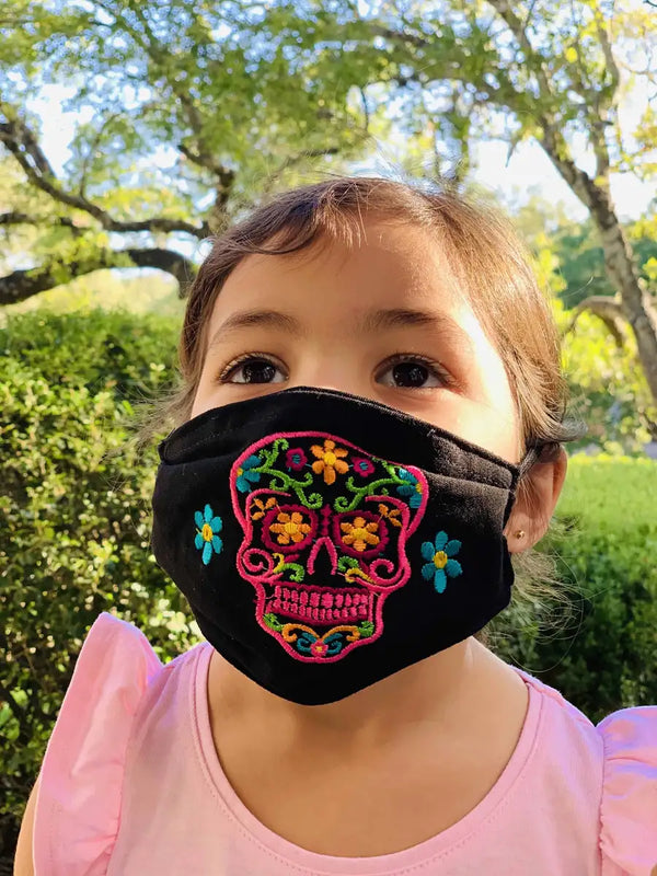 Calaveras Kids Chiapas Reusable Non-Medical Face Masks