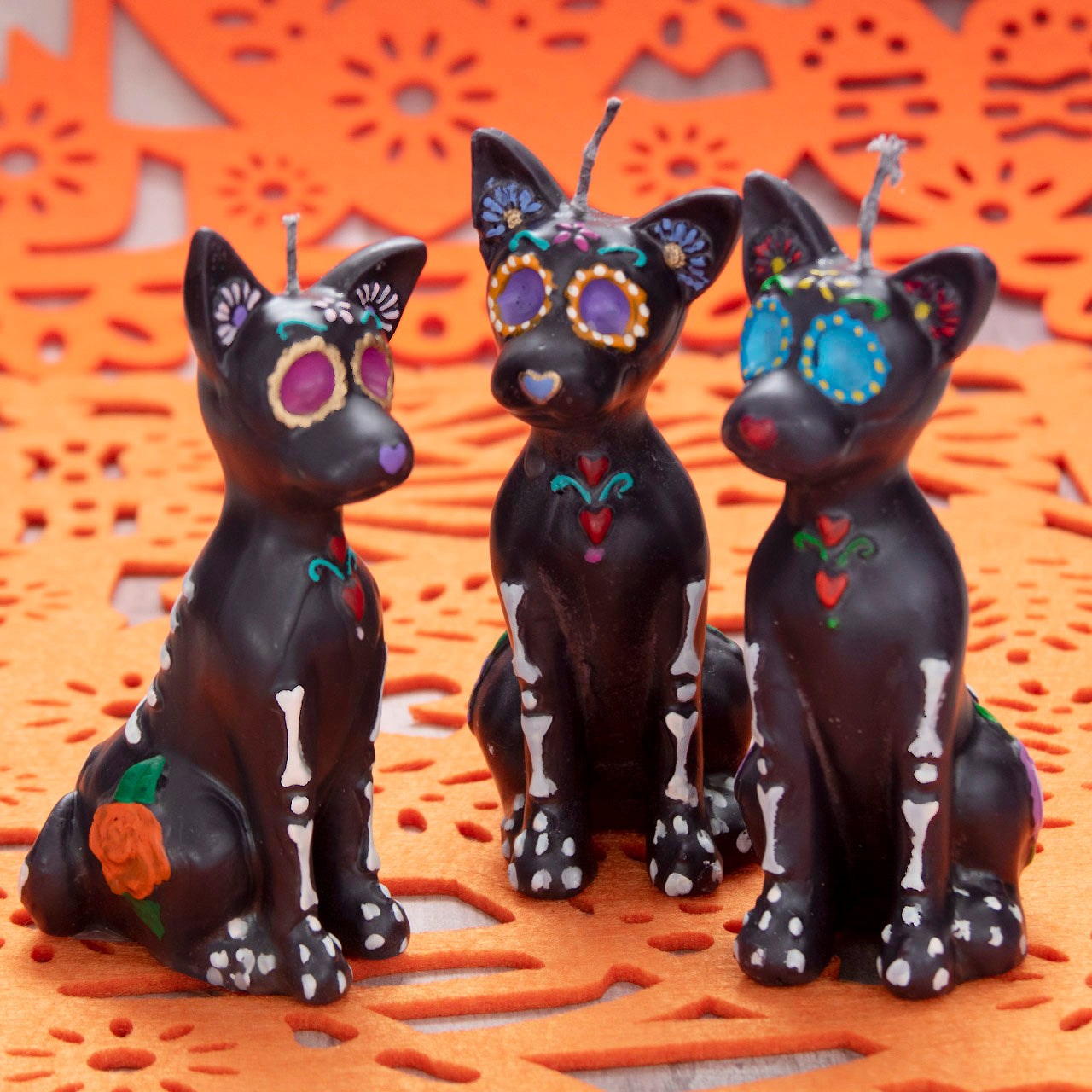 Xoloitzcuintle Dog Día de Muertos Scented Candle