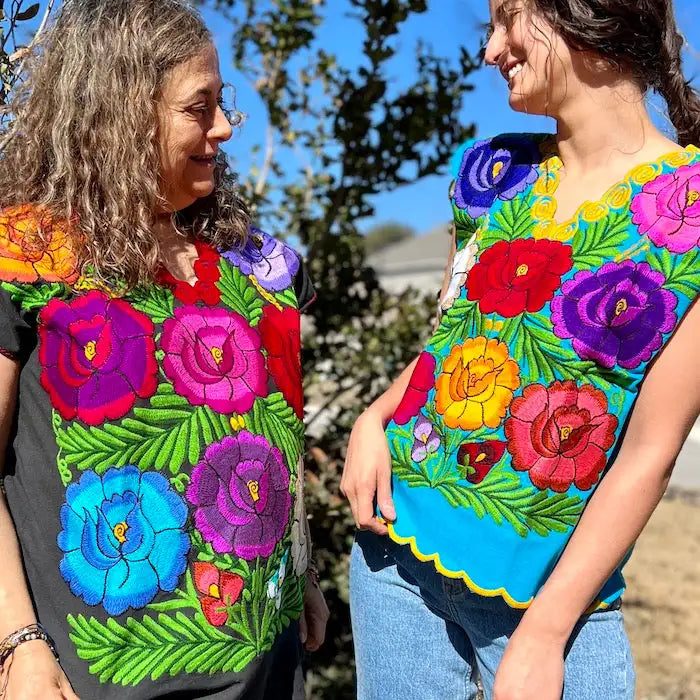Chiapas Artisanal Embroidered Blouse