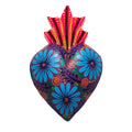 Heartbeat Wooden Hand-Painted Heart Wall Art